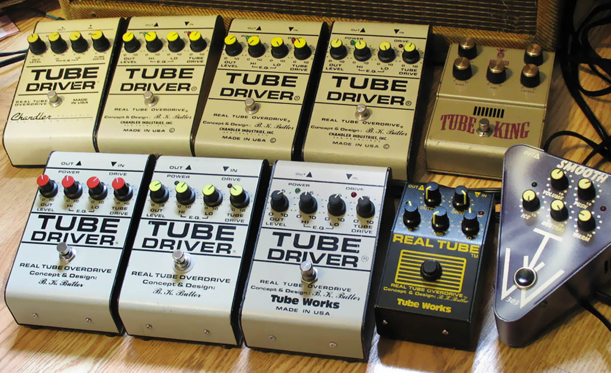 Various versions of the BK Butler Tube Driver
